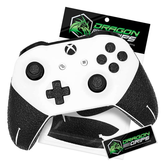 Dragon Grips Xbox Controller Grips - Ultra Thin 0.5mm Anti-Slip Textured Rubber Grip Accessory for Xbox One & Elite Controllers - Full Coverage
