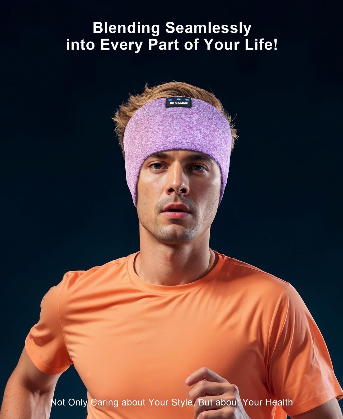 LOVE EYE Sleep Headphones Wireless Headband Headphones Bluetooth 5.4 for Side Sleeper Bluetooth Headband Earphones for Sports for tech Gadgets Gifts…