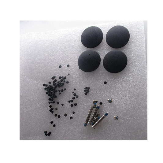 SUNMALL Replacement Screws Compatible with MacBook Pro Unibody - A1278/A1286/A1297, 4pcs Rubber Feet + 10pcs Bottom Case Repair + 100pcs Keyboard