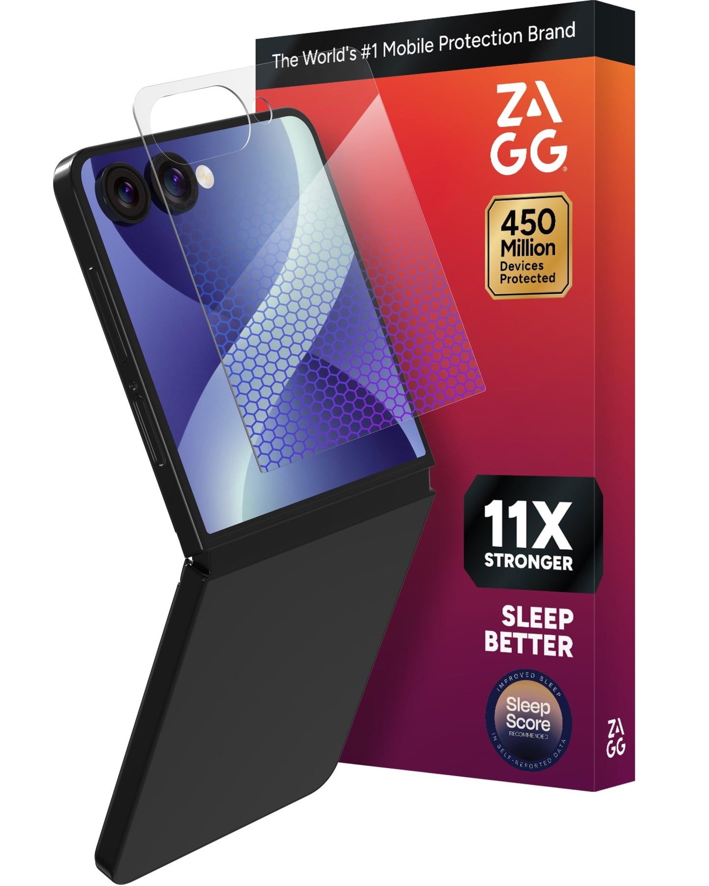 ZAGG Glass XTR5 Samsung Galaxy Z Flip8 Screen Protector