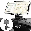 Bawyot Car Phone Holder Dashboard Phone Mount 360 Degree Rotation Multifunctional Clip Design Car Universal Phone Mount Compatible with 4-7 inch