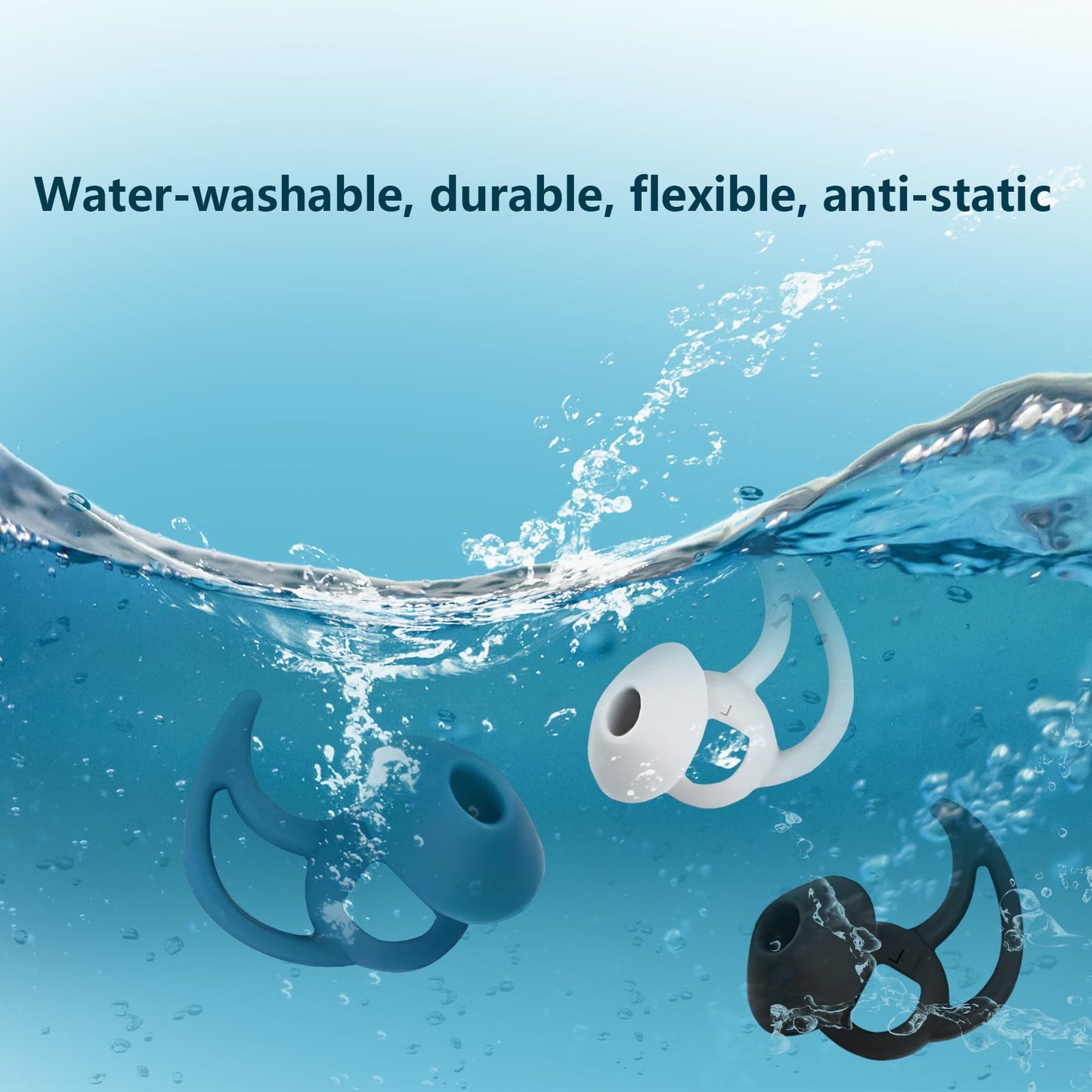 MMYQXI Earbud Replacement Tips Silicone Earbud Tips Ear Tips Compatible with Bose Quietcomfort and Sport Headphone Earbud Rubber Tips Earbud Covers 3…