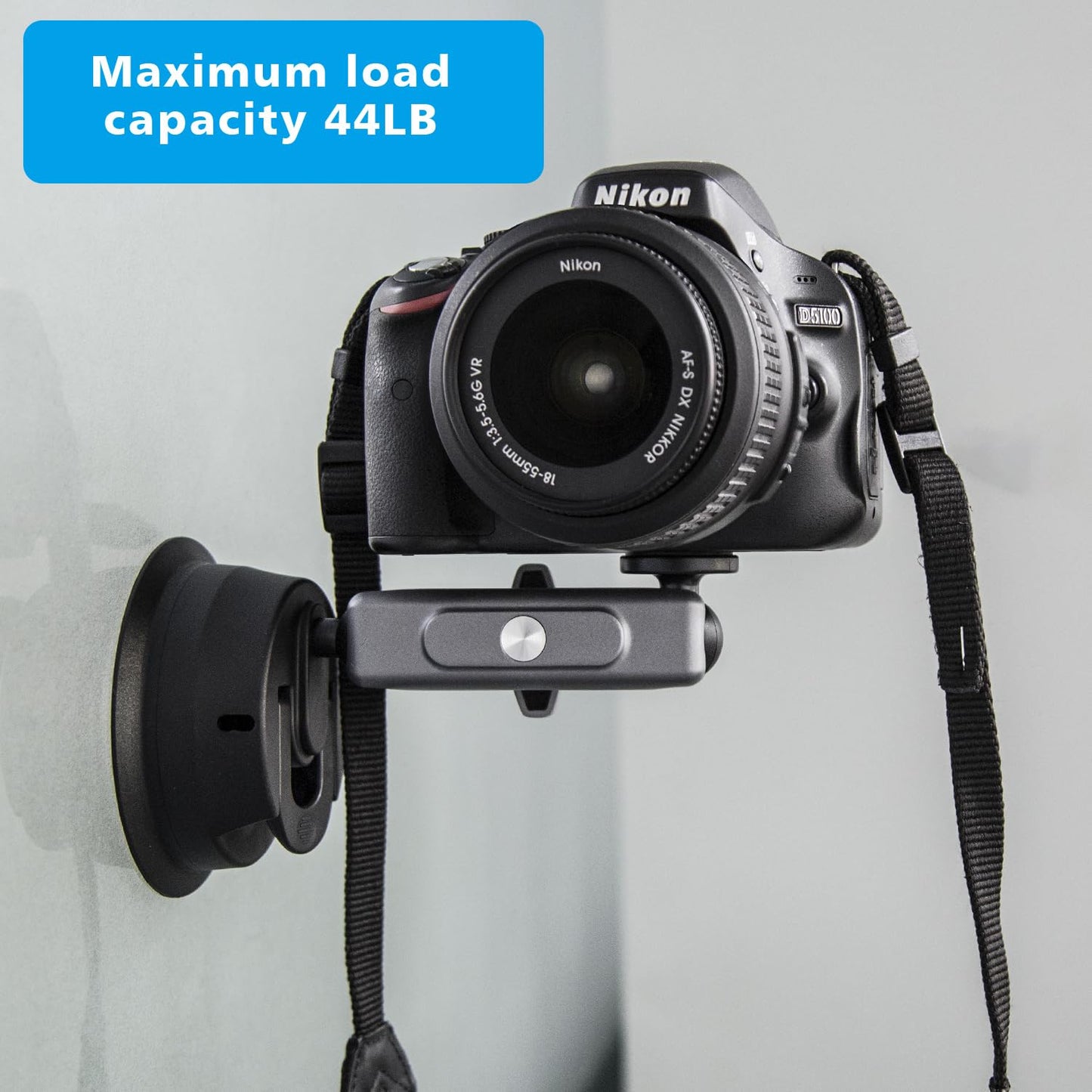 Suptig Suction Cup Mount, Car Camera Mount for Phone, Gopro, Canon, Nikon, Sony, Digital Cam, DJI Action 5 Pro, Insta360 X5/X4/X3, Insta360 Ace Pro