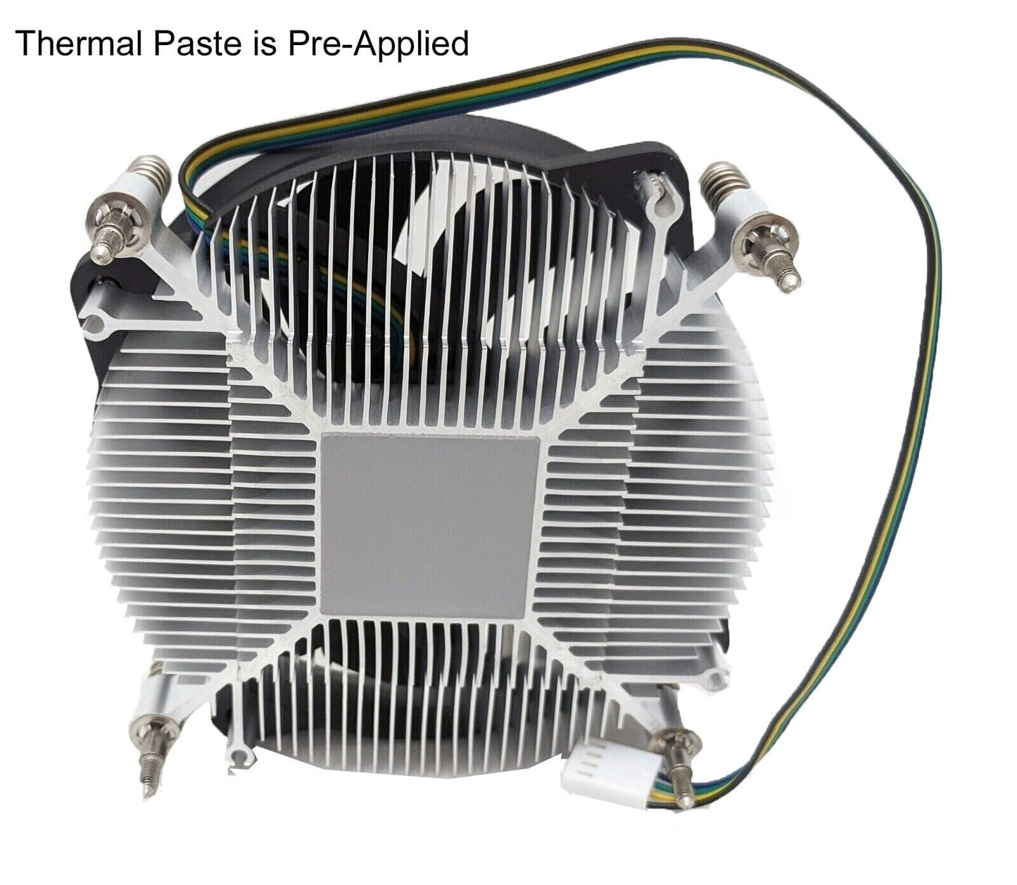 HIGH POWER® LGA-1700-mITX, Low Profile 28mm in Height Intel Socket LGA1700 CPU Cooler with Quiet 95mm Over-Sized Cooling Fan for 1U/2U/mini ITX/Micro