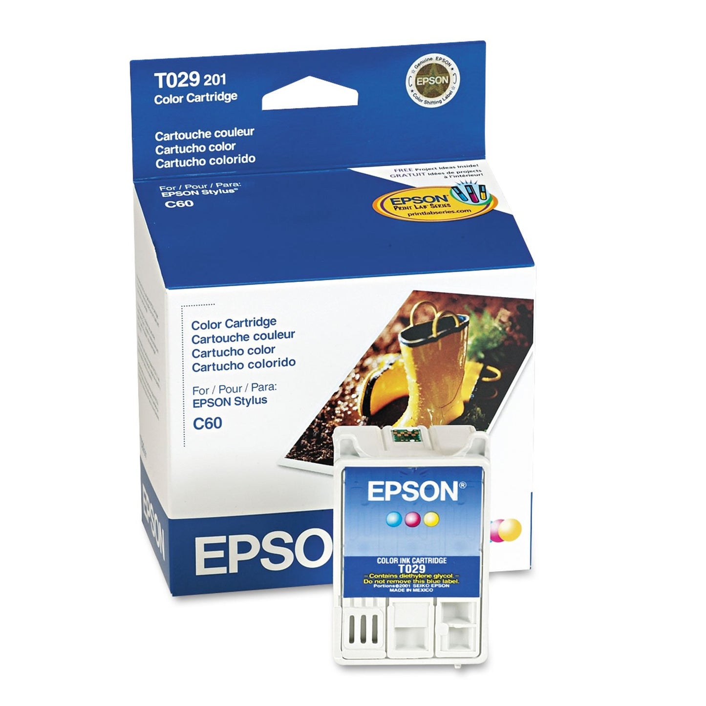 Epson T029201 Tri-Color Ink Cartridge