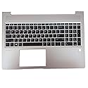 F-HONG ELECTRONIC CO LIMITED New Replacement for HP Probook 450 455R G6 450 455 G7 Laptop Upper Case Palmrest Non-Backlit Keyboard Assembly Part Top