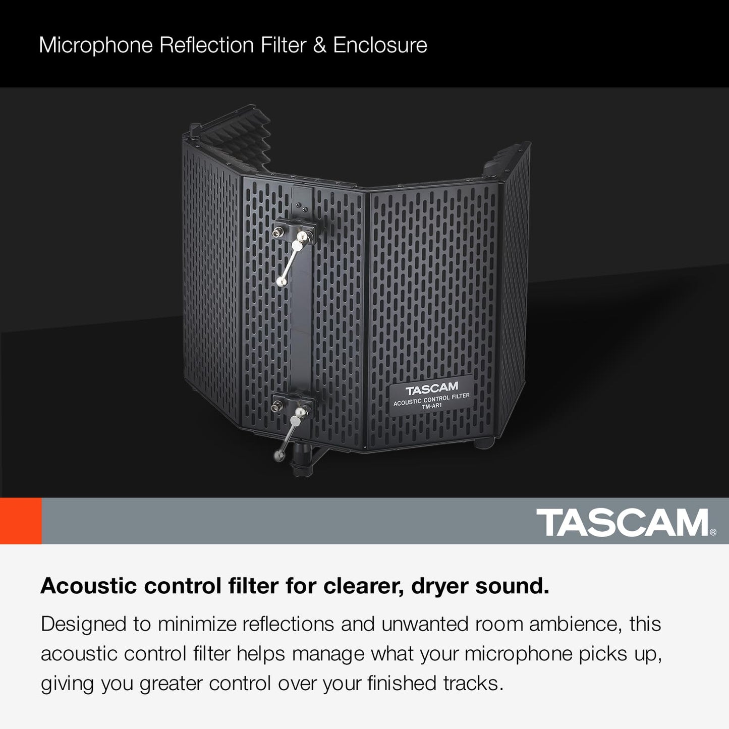 Tascam TM-AR1 Microphone Reflection Filter