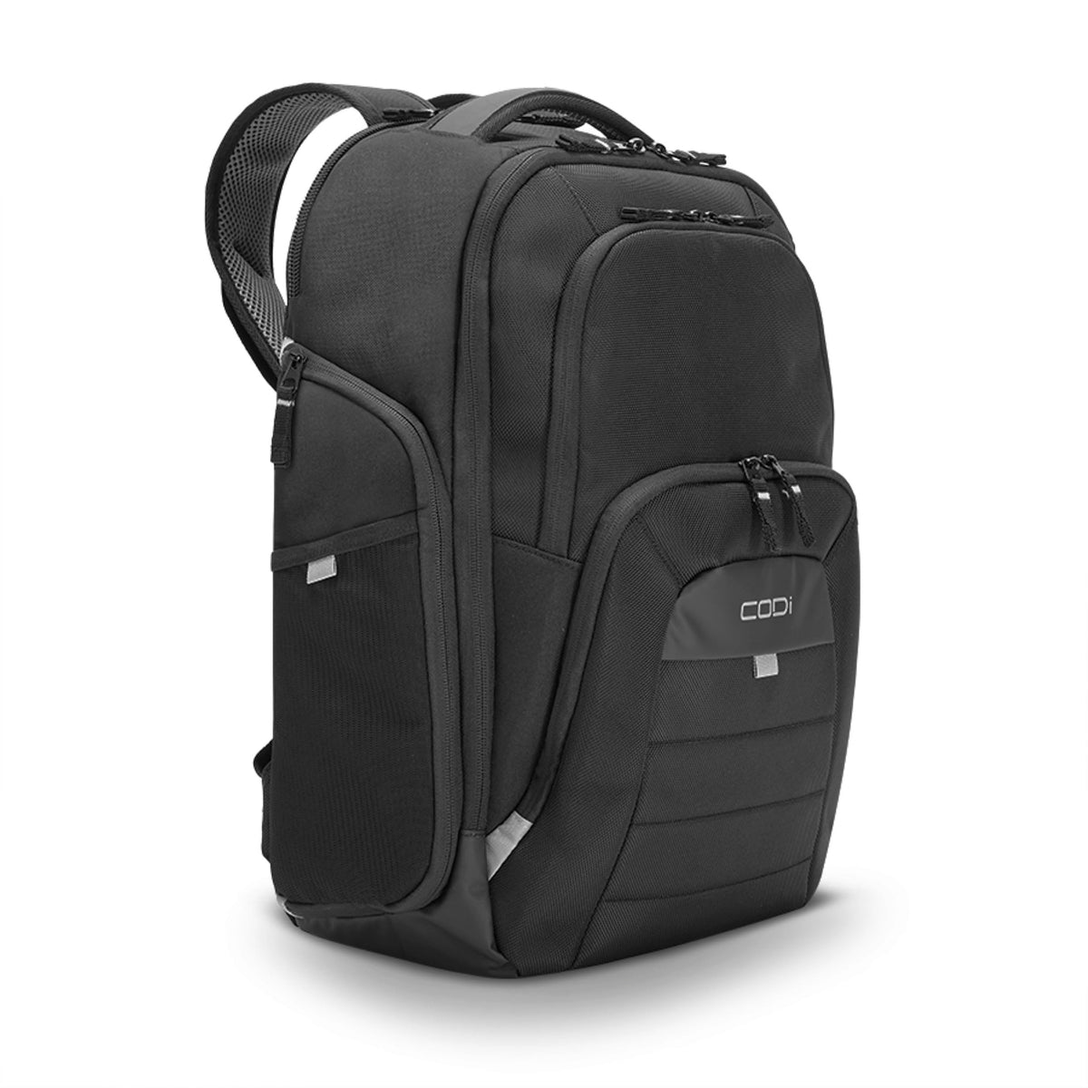 CODi Ferretti Pro Sport Pack Laptop Backpack - Fits Up to 17.3” Laptops, Large Capacity Travel & Work Backpack with Trolley Strap, Lockable Zippers