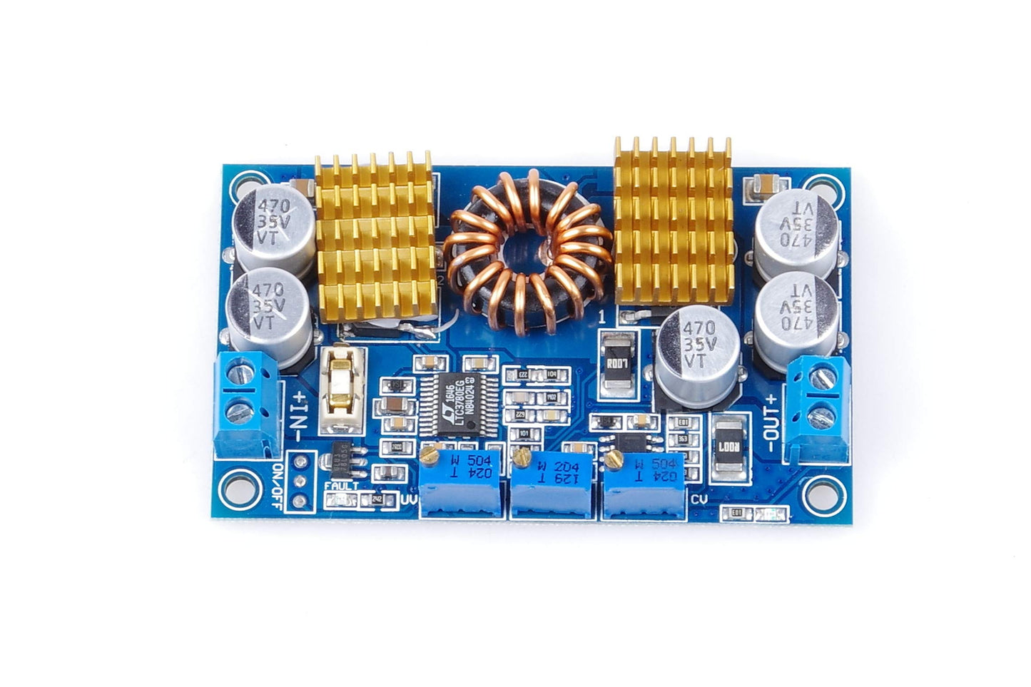 KNACRO LTC3780 Automatic Pressure Lifting Power,Constant Voltage Constant Current DC 5-32V 10A Max 30W Voltage stabilized, car, Solar Charging