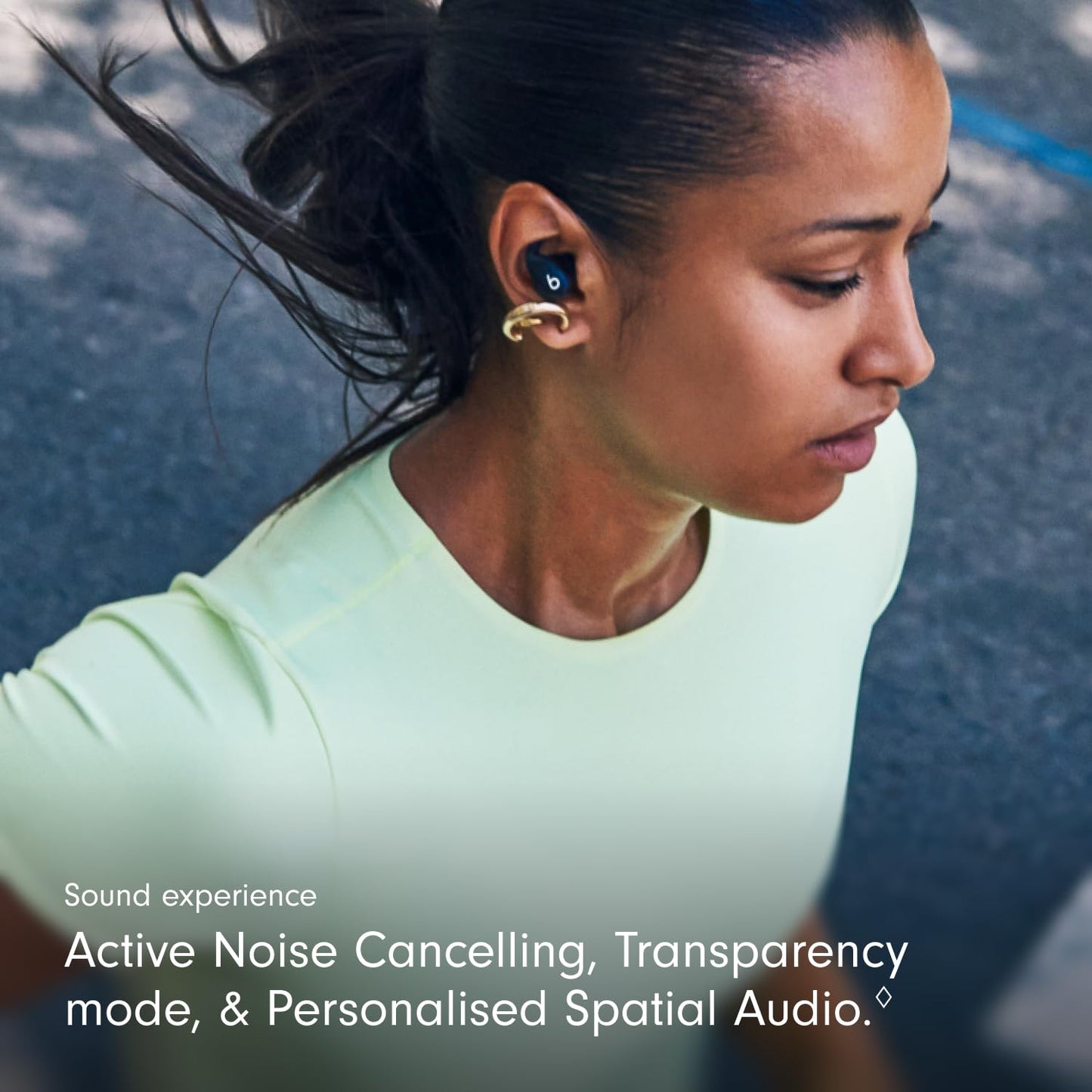 Beats Powerbeats Fit - Wireless Noise Cancelling Workout Earbuds with Secure-Fit Wingtips - Jet Black (Renewed Premium)