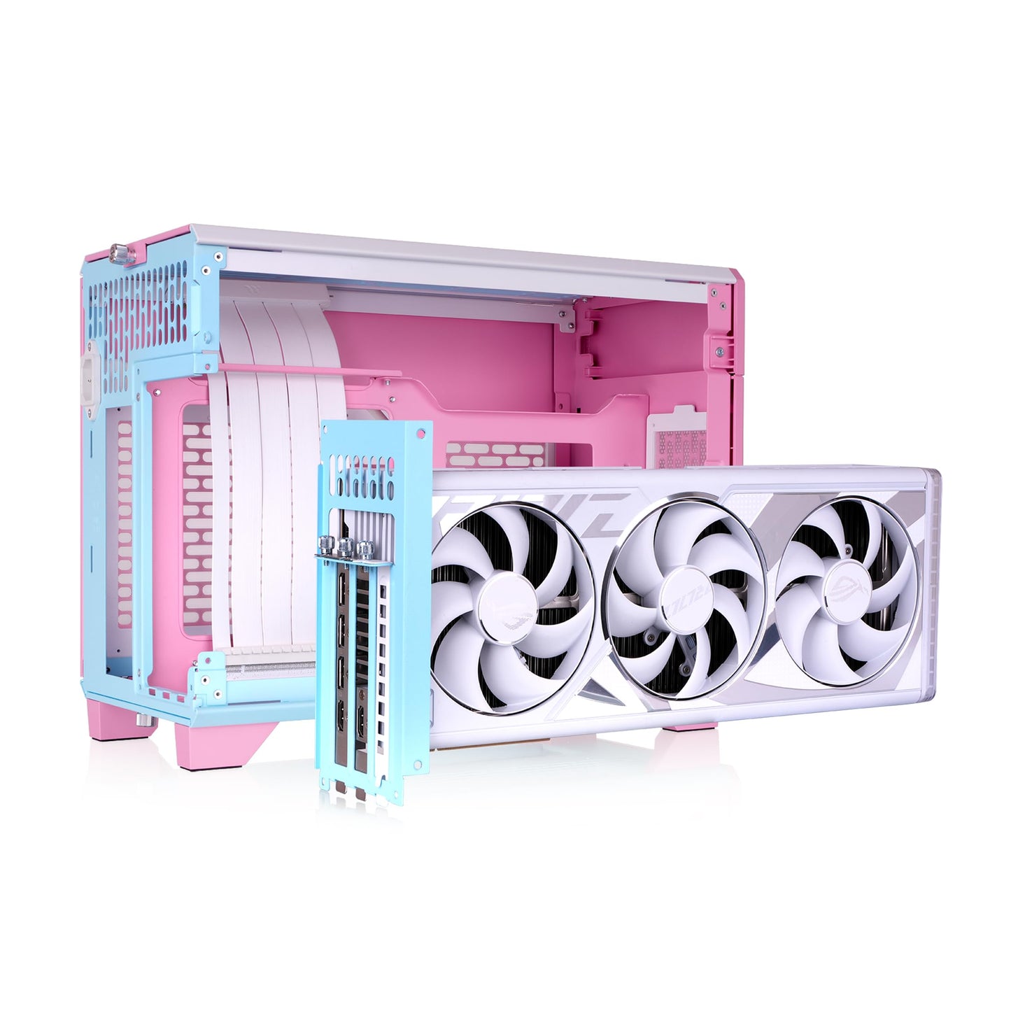 Thermaltake TR100 SFF Chassis; mITX Support; 18.9 Liters; PCIe 4.0 Riser Cable Included; 360mm GPU Clearance; 280mm Radiator Support; Removable PCIe
