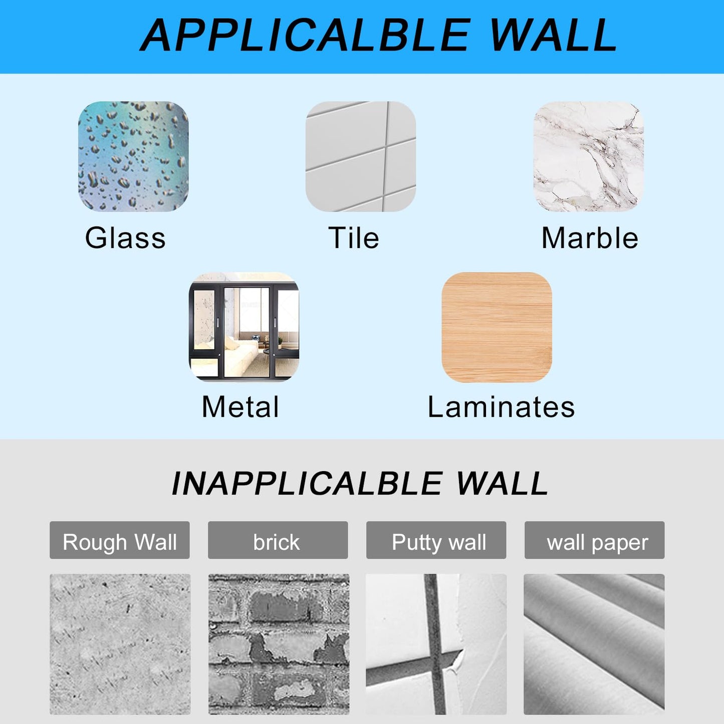 3-Pack Drill-Free Adhesive Wall Mount for Ring Indoor Cam (1st Gen and 2nd Gen) Bracket Stand