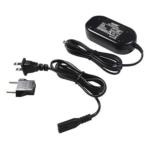 HQRP AC Power Adapter Compatible with Samsung SC-D263 / SCD263 Camcorder - (incl. USA Plug & Euro Adapter)