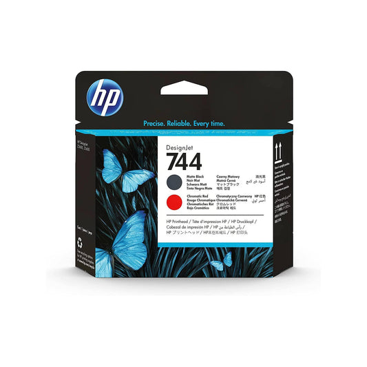 HP 744 Matte Black and Chromat