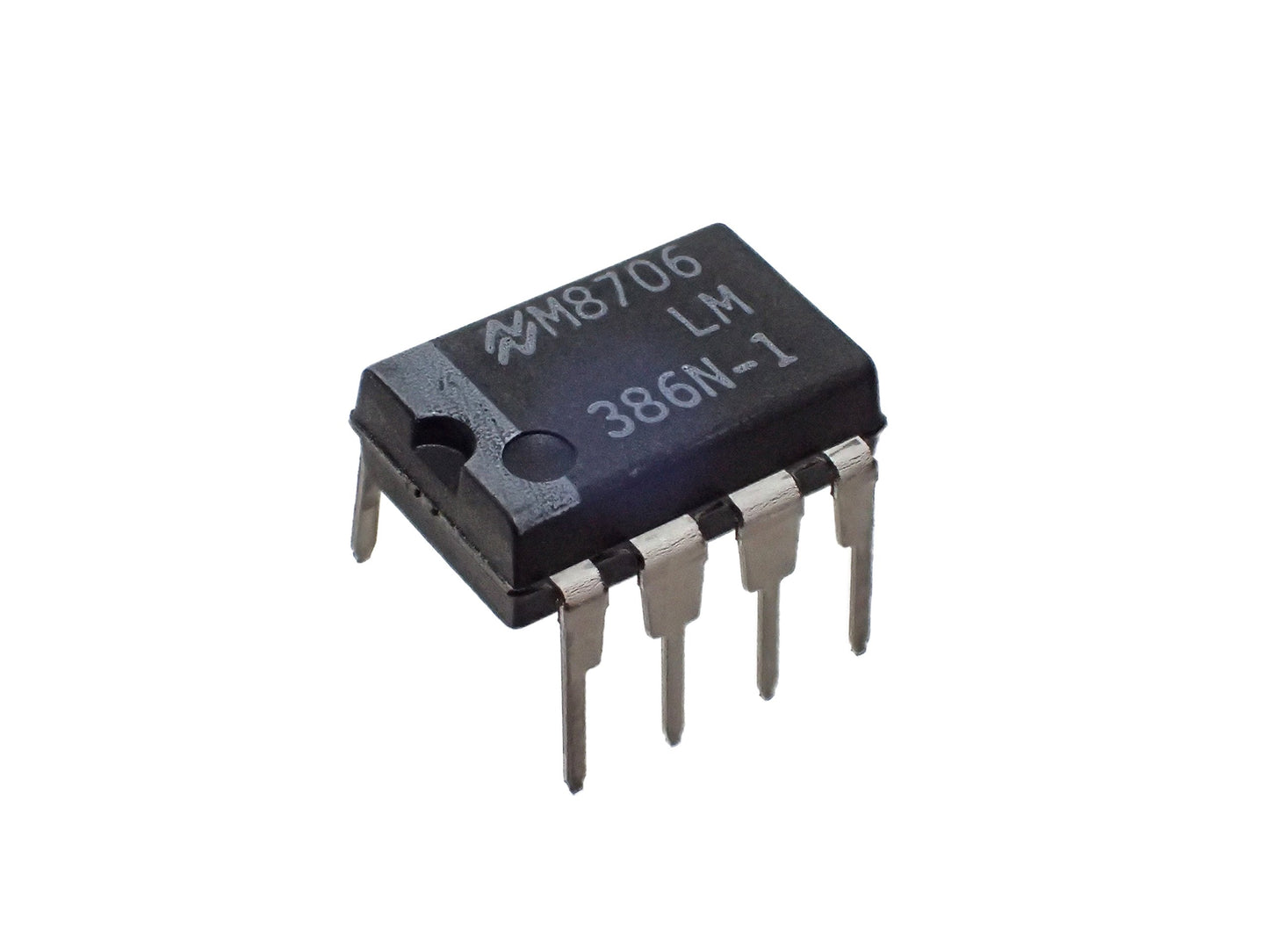 National Semiconductor LM386N-1 Semiconductor, Low Voltage, Audio Power Amplifier, Dip-8, 3.3 mm H x 6.35 mm W x 9.27 mm L (Pack of 10)