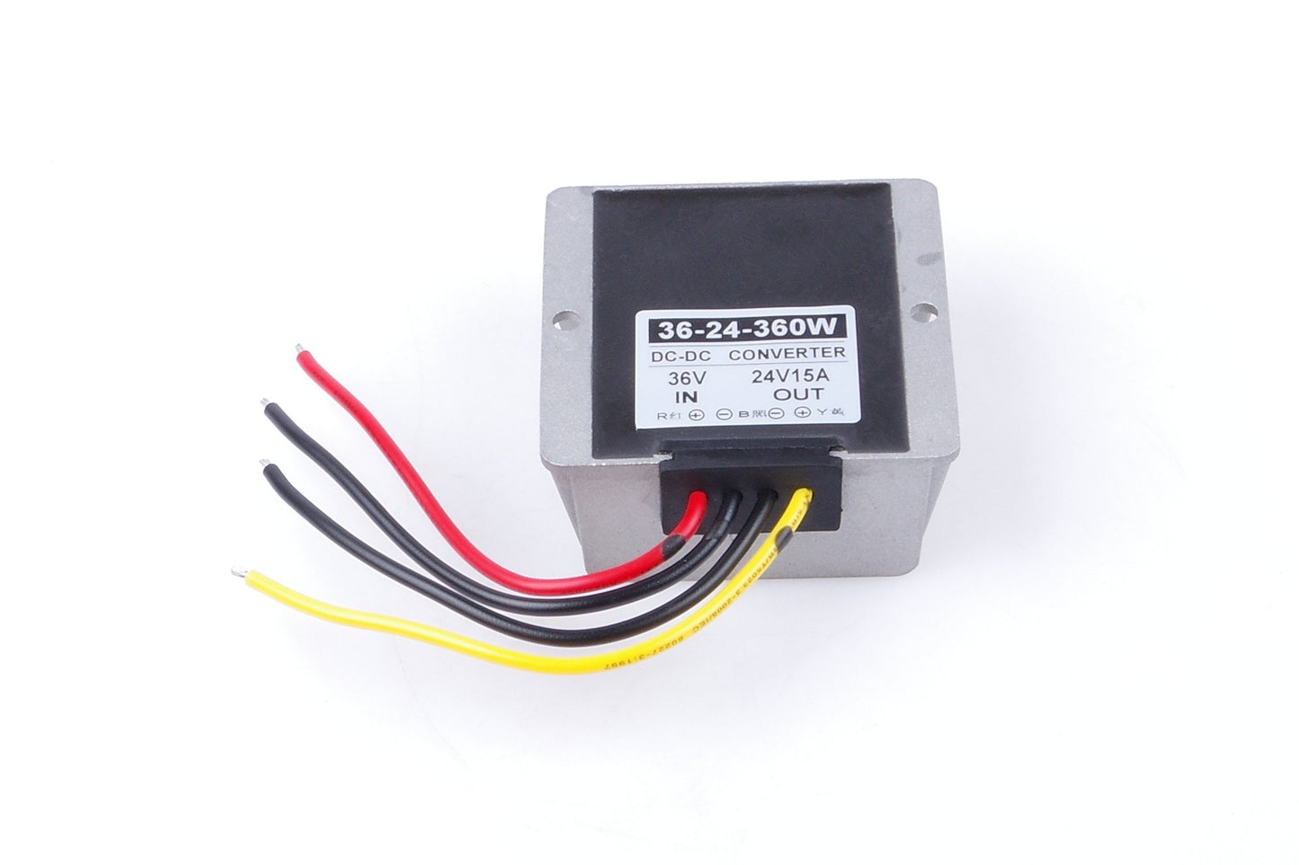 KNACRO 36V 48V 60V (30-60V) to 24V 15A 360W DC-DC Waterproof Boost Converter Automatic Step Down Voltage Regulator Module Car Power Supply…