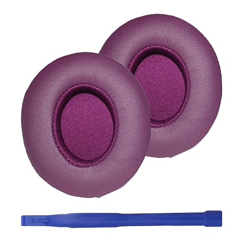 Solo3 Earpads Replacement, Ear Pads Cushions Compatible with Beats Solo 2 & Solo 3 Wireless On-Ear Headphones, Solo2 Solo3 Earpads with Soft Memory