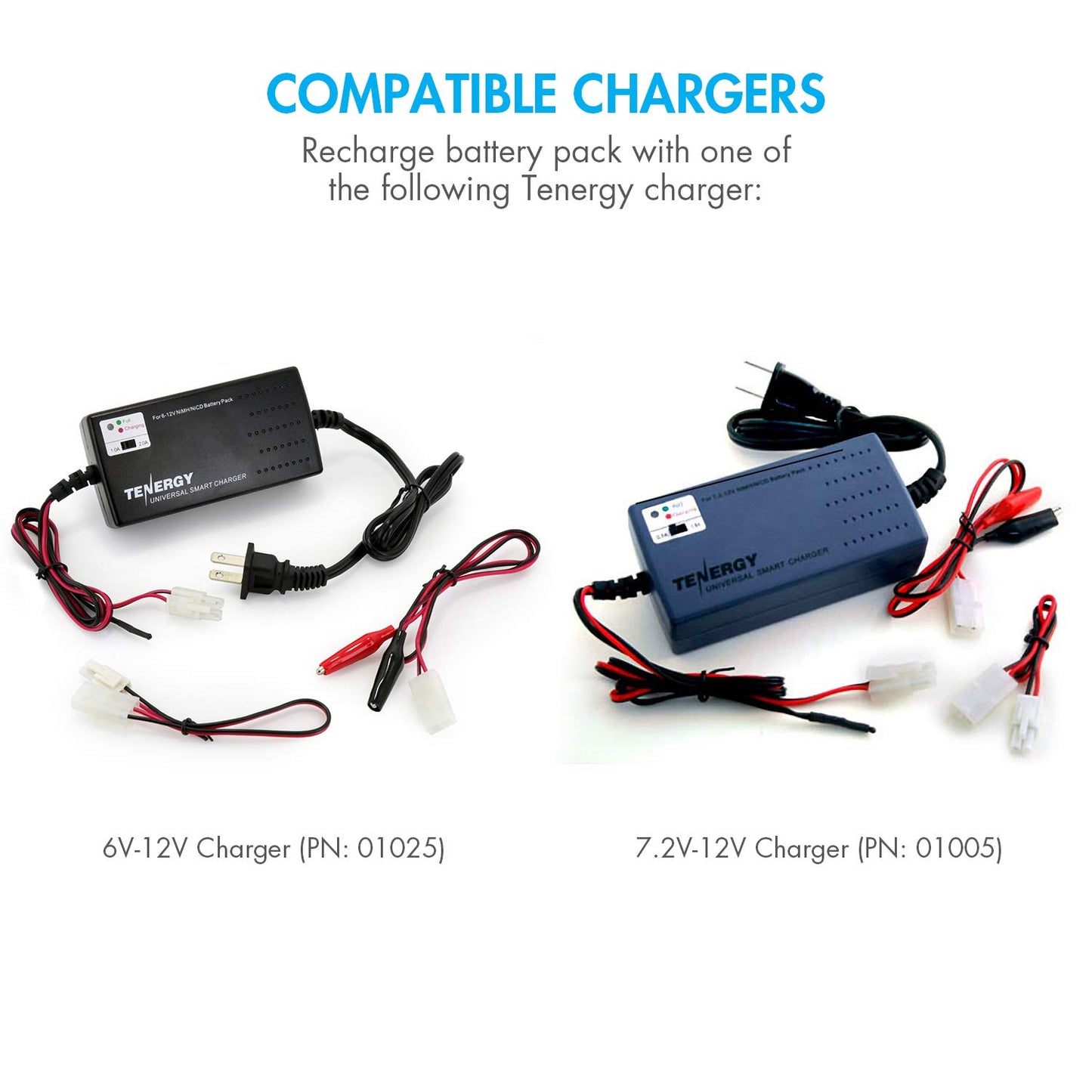 Tenergy NiMH Battery Pack 12V 2000mAh High Capacity Rechargeable Battery w/Bare Leads Replacement Battery Pack for DIY, Medical Equipments, LED Light…