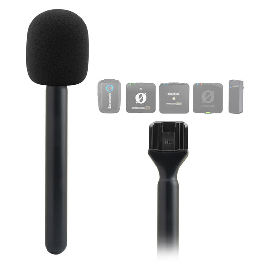 JCMOYUTY for Rode Mic Stand, Holder for comica BoomX-D2 Vimo C3 / GODOX MoveLink M2 II/Saramonic BLINK500B2+ / Shure MoveMic Wireless Lav Microphone