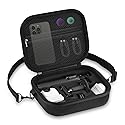 BRDRC Carrying Case for Insta360 GO Ultra, Portable Nylon Travel Storage Bag, Hard Protective Case with Shoulder Strap for Insta360 GO Ultra Camera