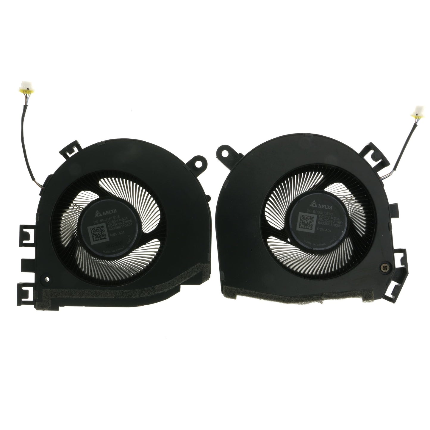 Replacement New CPU & GPU Cooling Fan for HP ZBook Fury 16 G9 G10 ND75C49-21H08, ND75C49-21H09, 6033B0110401, 6033B0110201, N19217-001 DC5V Fan