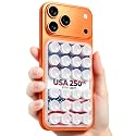 250th Anniversary USA Gift for Him/Her - Anteel OG Silicone Suction Cup Phone Adhesive Mount - Hands-Free Sticky Phone Holder - Strong Suction Grip