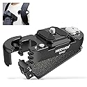 NEEWER Backpack Camera Clip Mount with Square QR Plate, Upgraded Safety Latch, Quick Release Camera Belt Clip Backpack Strap Compatible with PD QR