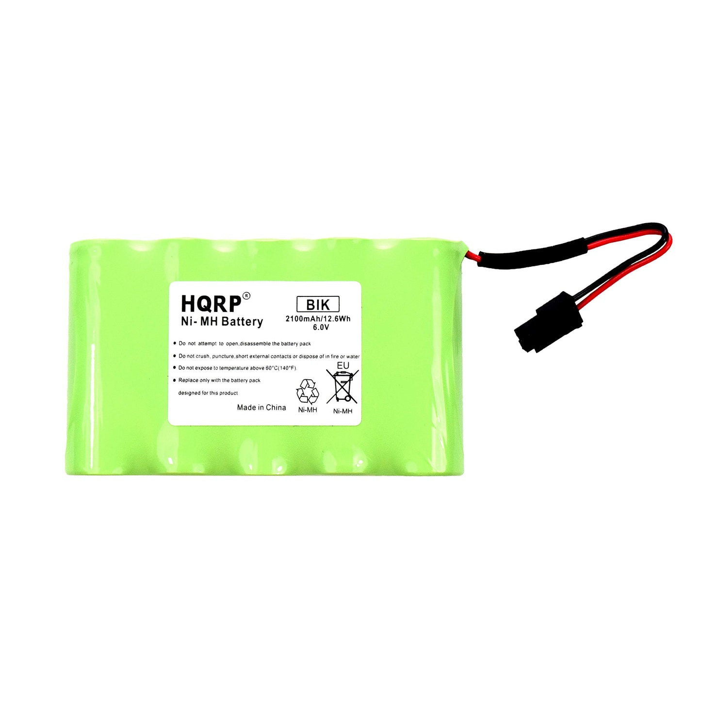 HQRP Backup Battery Compatible with GE Interlogix Simon Xti XTi-5 Security System 600-XTI-BAT A2100Mah 6V Wireless Control Panel