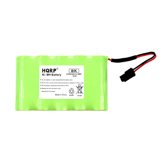 HQRP Backup Battery Compatible with GE Interlogix Simon Xti XTi-5 Security System 600-XTI-BAT A2100Mah 6V Wireless Control Panel