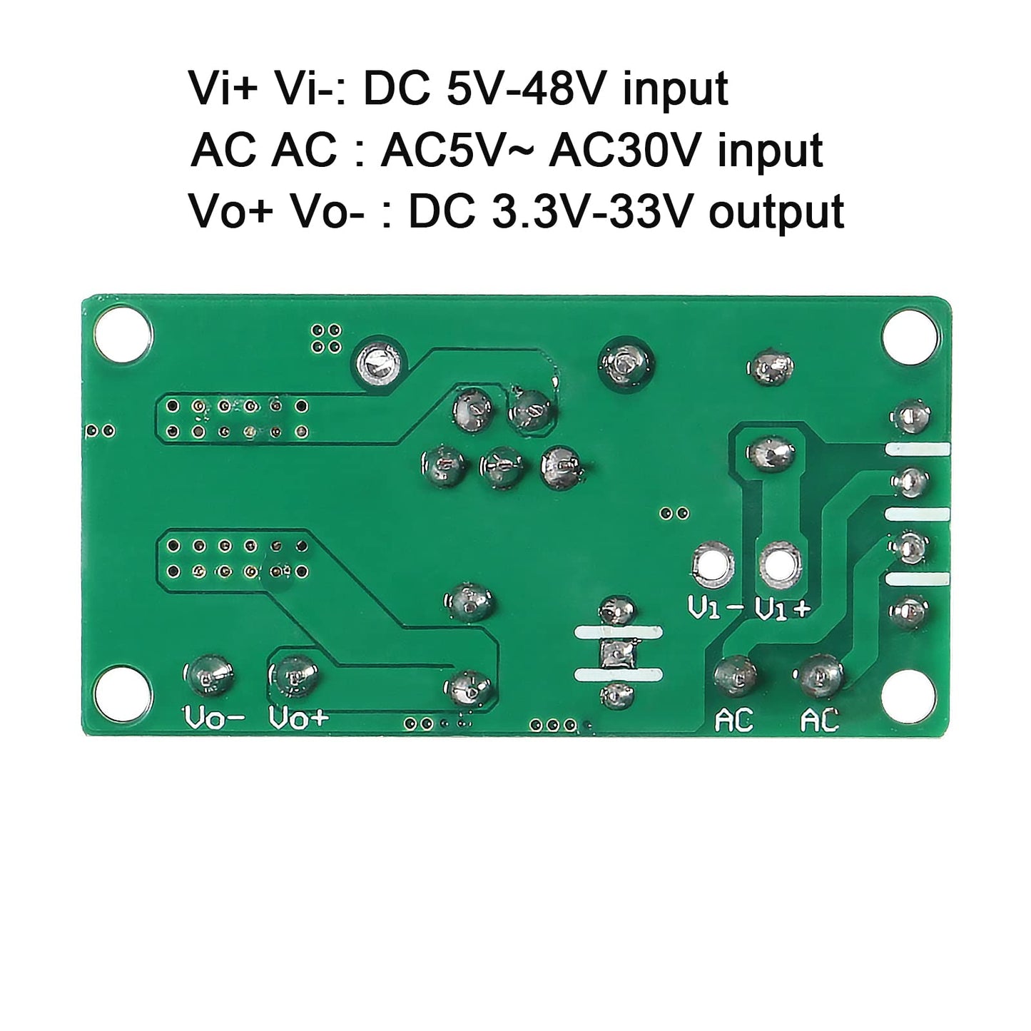 Alinan 8pcs AC/DC to DC Step Down Buck Converter AC 5-30V DC 5-48V 24V 36V 48V to DC 2.5-35V 12V Voltage Regulator Board 2A Adjustable Volt Power…