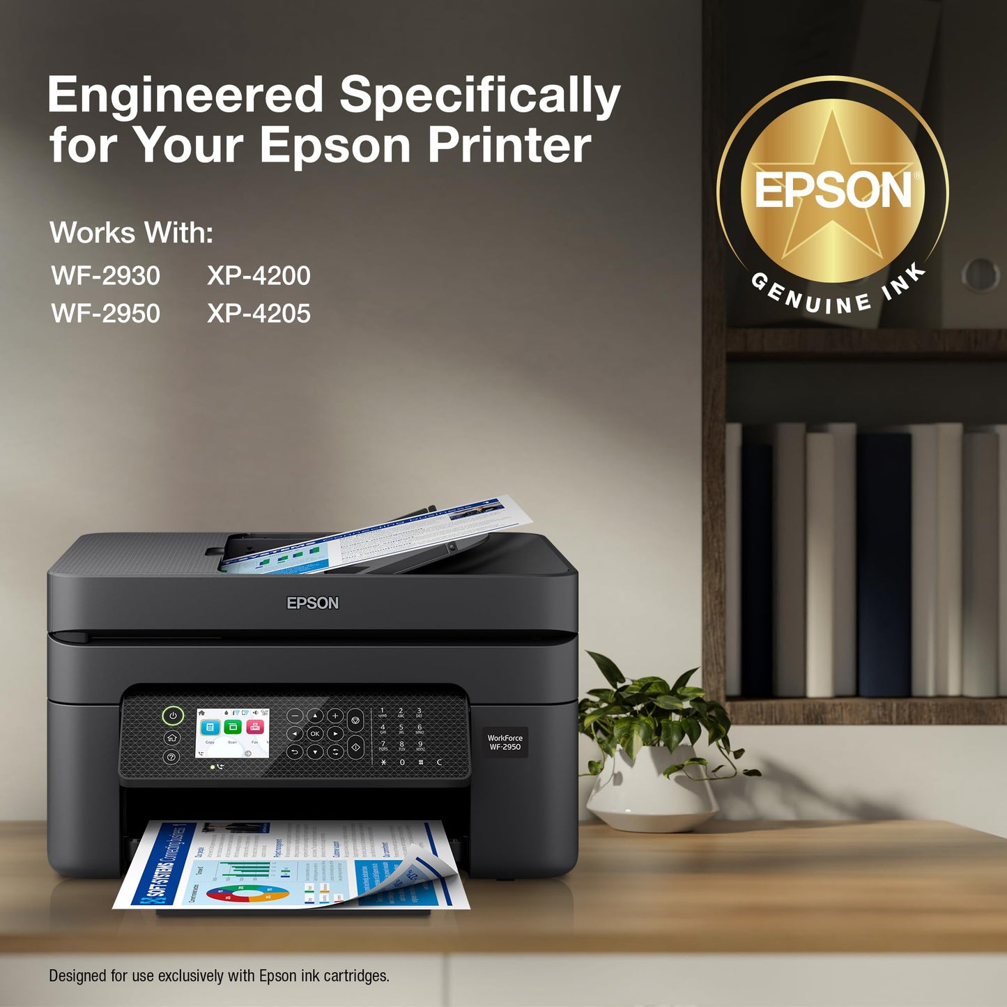EPSON 232 Claria Ink High Capacity Black & Standard Color Cartridge Combo Pack (T232XL-BCS) Works with WorkForce WF-2930 ,2950 and Expression XP-4200