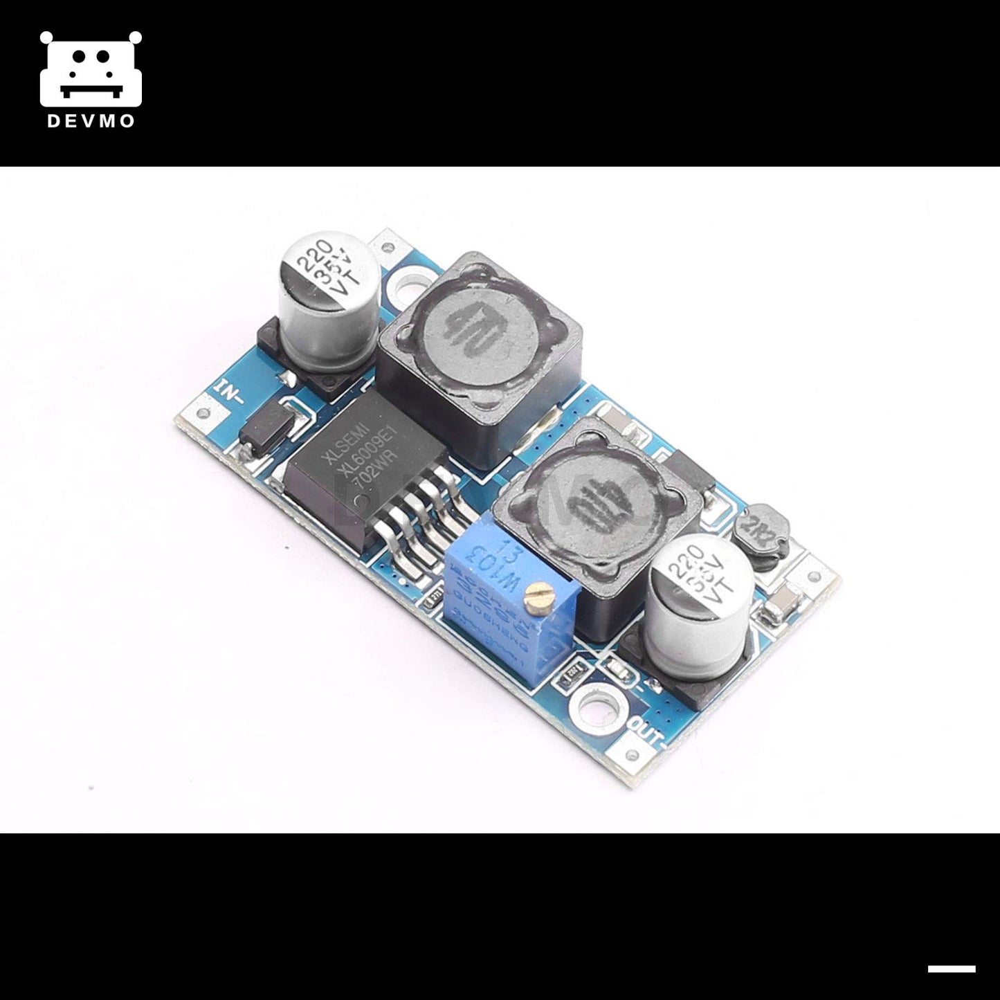 DEVMO DC-DC Boost Buck Adjustable Step up Down Converter XL6009 Module Solar Voltage Circuit Board