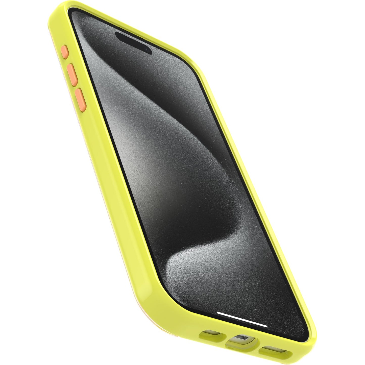 OtterBox iPhone 15 Pro MAX (Only) Symmetry Series Clear Case - WHIMSY BLOOM (Yellow), snaps to MagSafe, ultra-sleek, raised edges protect camera