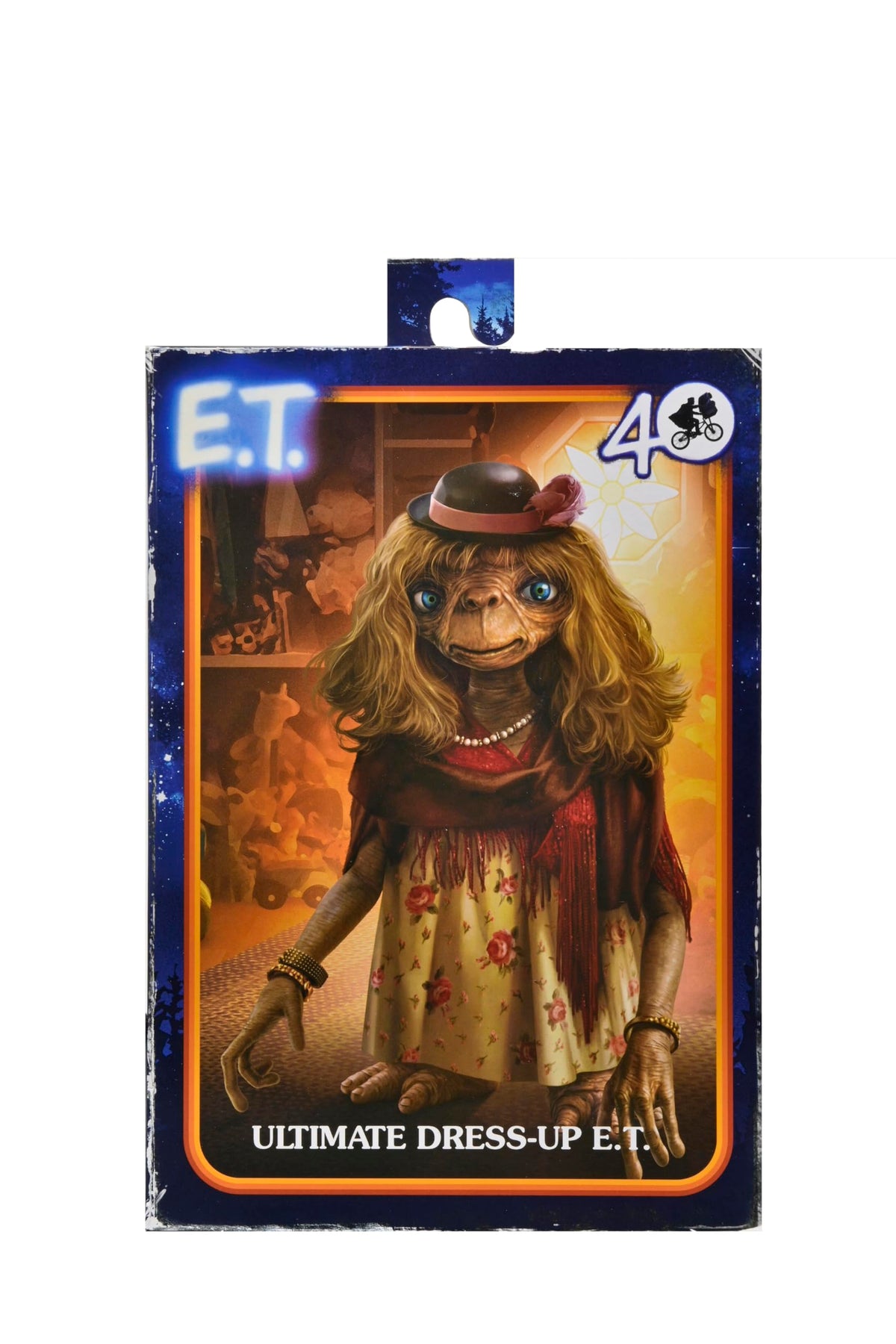 NECA E.T. The Extra Terrestrial: 40th Anniversary Ultimate 7-Inch Scale Action Figure, Dress-Up E.T.