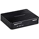 TRENDnet Ethernet Over Coax Adapter, Backward Compatible with MoCA 2.0, Gigabit LAN Port, Supports Net Throughput Up to 1Gbps, Supports Up to 16 Nodes