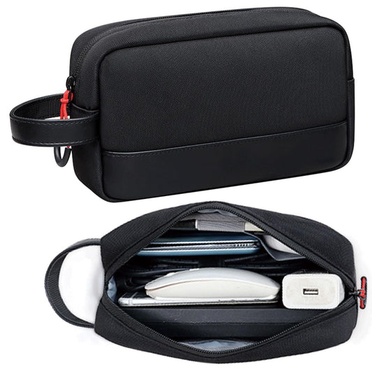 CAAORDKSO Electronics Organizer Travel Case, Cable Organizer Pouch Electronic Accessories Carry Case Portable Waterproof Storage Bag for Cord