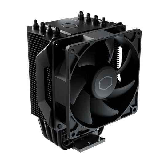 Cooler Master Hyper 411 Nano CPU Air Cooler, SickleFlow 92 PWM Fan, 4 Copper Heat Pipes, 136mm Tall, Sleek Top Cover, AMD Ryzen AM5|AM4, Intel LGA