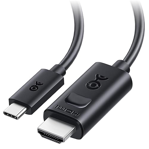 Cable Matters Unidirectional USB C to HDMI 2.1 Cable - 6ft, Support 4K@240Hz and 8K@60Hz, HDR - Thunderbolt 4, Thunderbolt 5, USB 4 Compatible