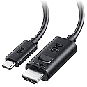 Cable Matters Unidirectional USB C to HDMI 2.1 Cable - 6ft, Support 4K@240Hz and 8K@60Hz, HDR - Thunderbolt 4, Thunderbolt 5, USB 4 Compatible