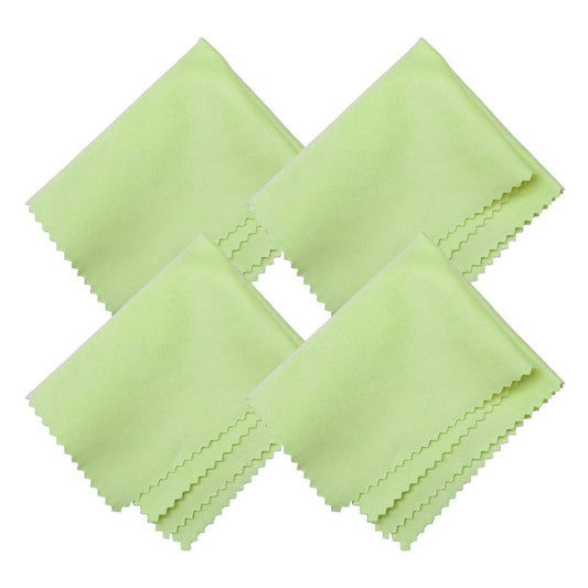 Microfiber Screen Cleaning Cloths, HTTX 4-Pack 6 x 7 inches for Cell Phones, Tablets, LCD TV, Laptop, Camera Lenses, Surface Tablet, Monitor, Car GPS
