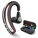 Bypeanis Bluetooth Headset, Wireless Bluetooth Earpiece with 500mAh Charging Case for Hands-Free Ultralight Headphones V5.3 with Microphone for iOS