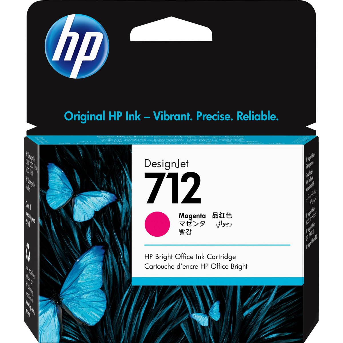 HP DesignJet T630 36" Wireless Large Format Color Thermal Inkjet Plotter Printer, 2025 Edition, Bundle with Color and 38ml Black Ink Pack, Matte Bond
