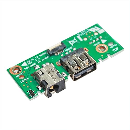 GinTai DC Power Jack USB in Board Replacement for ASUS X401A-HCL1221 X401A-WX089V X401A-WX060
