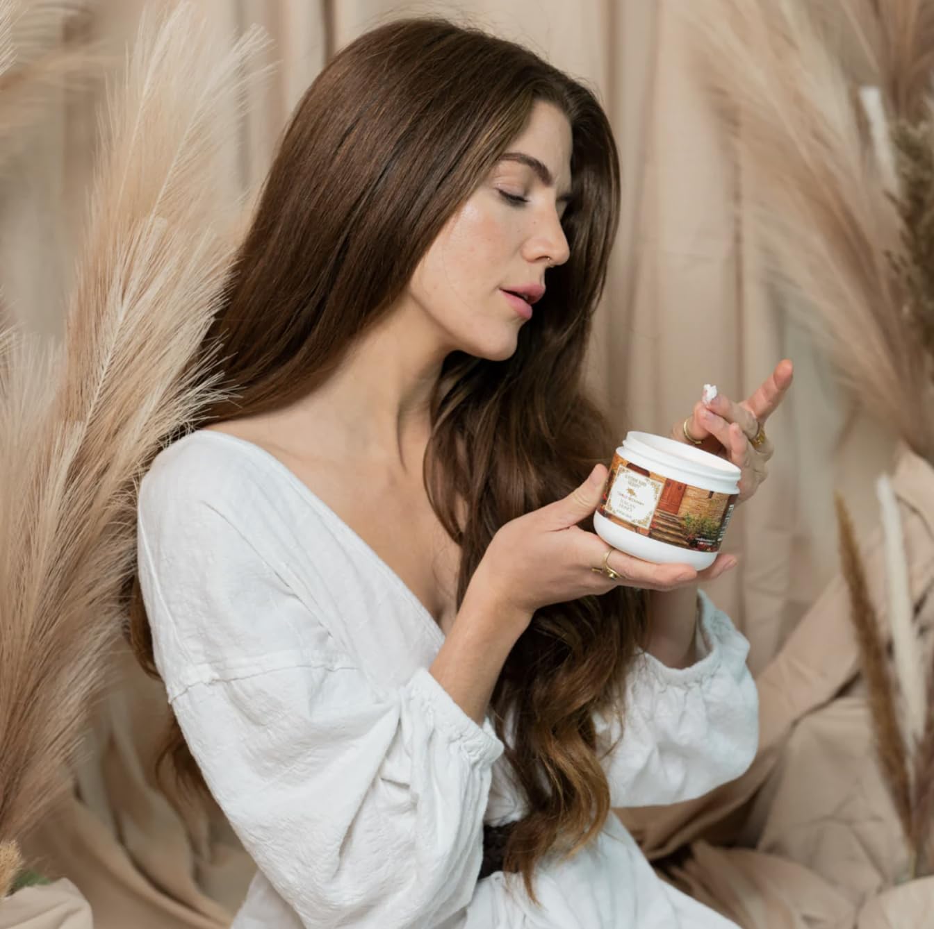 Camille Beckman Glycerine Hand Therapy Cream, Tuscan Honey, 8 Ounce