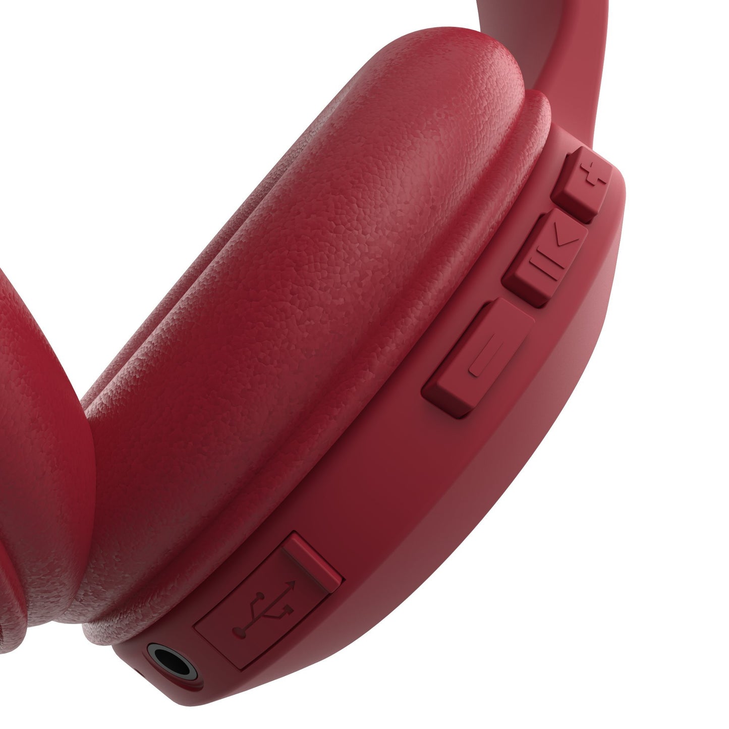 iFrogz Audio - Toxix Wireless Over-The-Ear Wireless Headphones - Red