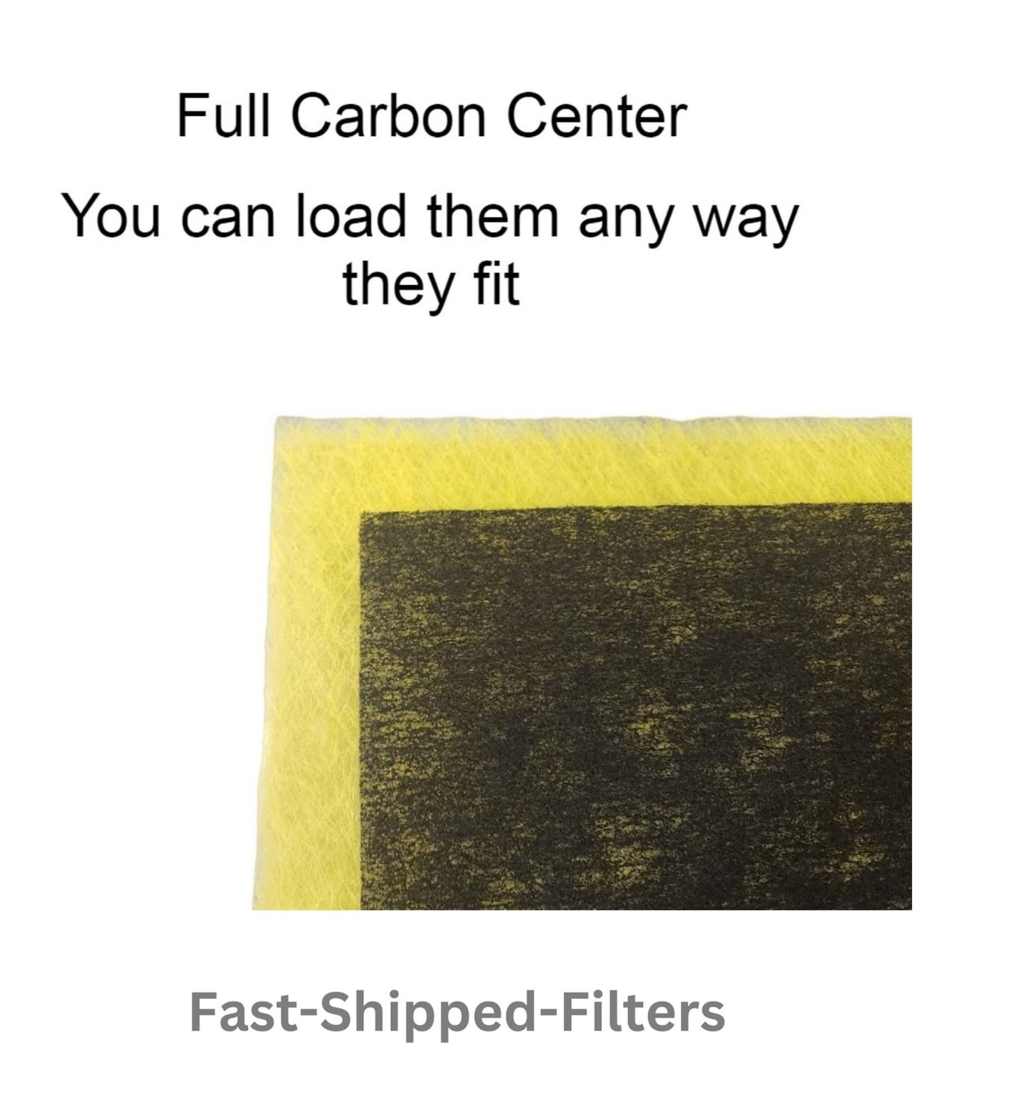 Fast-Shipped-Filters 10 Pack Replacement Filter Pads Compatible with AirRanger Air Cleaner 20x24 Refill Yellow