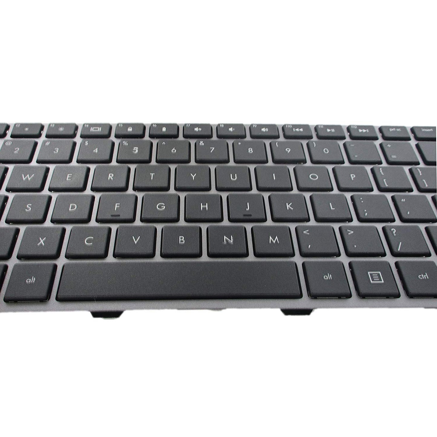 AUTENS Laptop Replacement Keyboard Compatible for HP Probook 4540s 4545s Laptop Silver Grey Frame