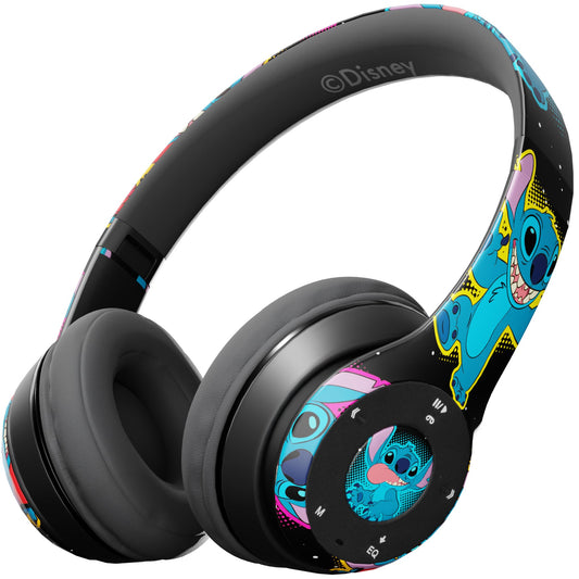 iJoy Disney Lilo & Stitch Bluetooth Over-Ear Headphones, Wireless Foldable Headset with Built-in Microphone for Adults and Kids, Comfortable…