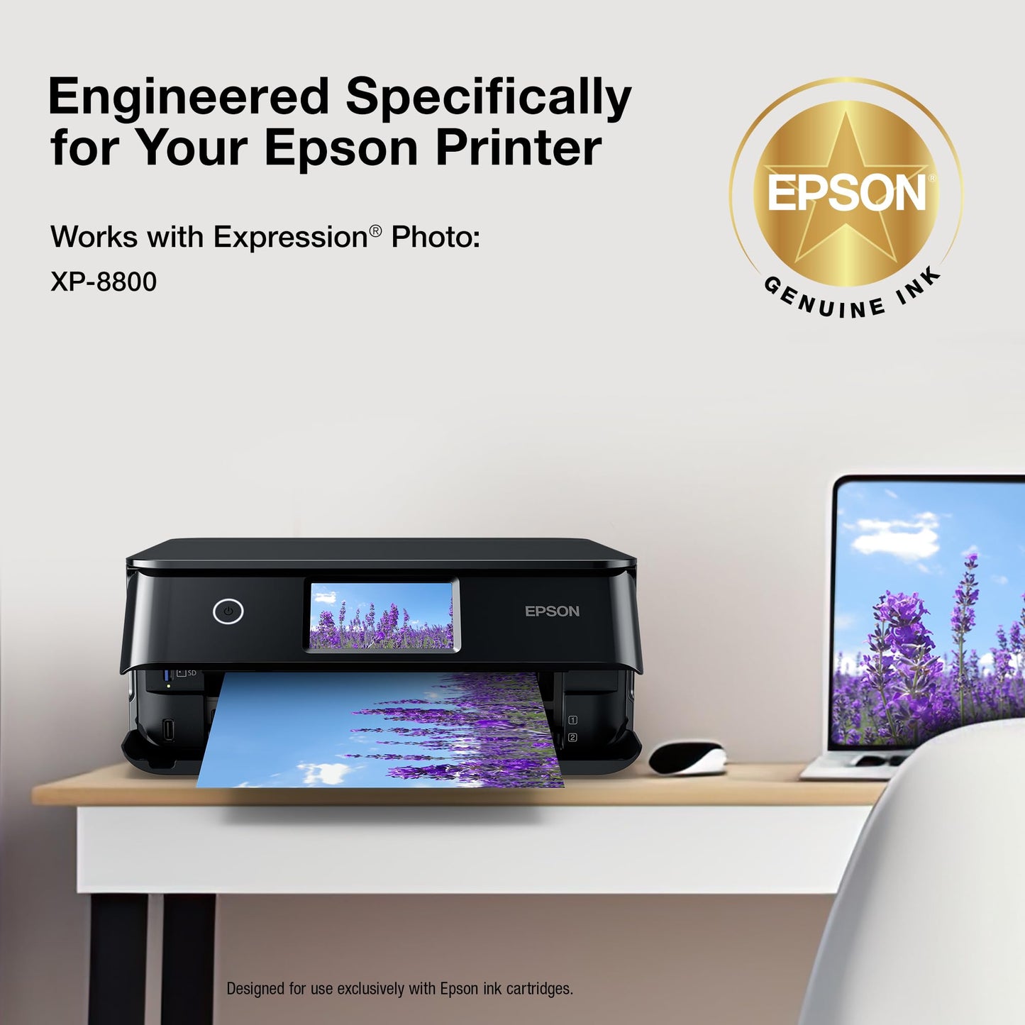 Epson 340 Claria Photo HD Ink High Capacity Light Cyan Cartridge (T340XL520-S) Works with Expression XP-8800