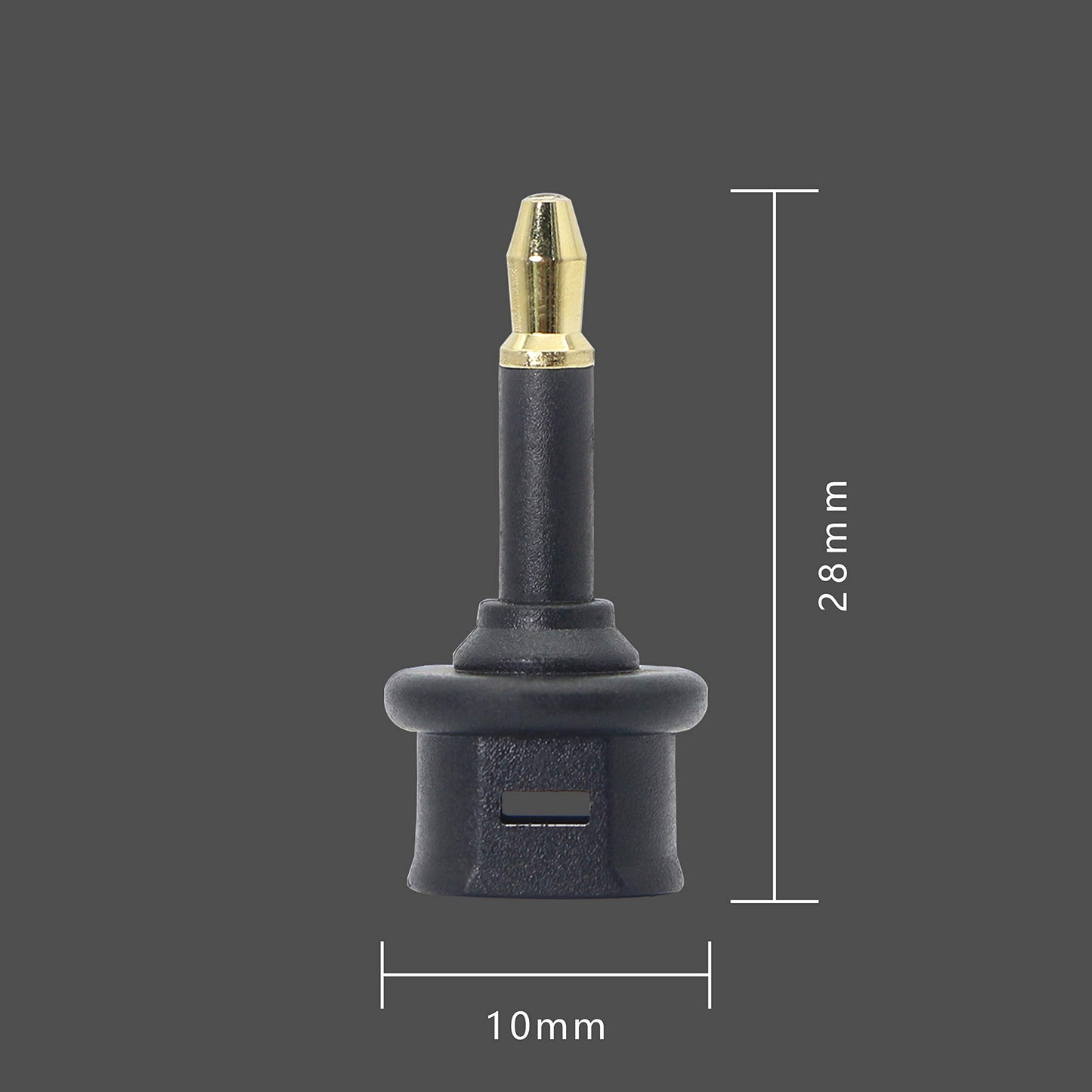 GELRHONR Digital Fiber Optic Toslink to 3.5mm Jack (Mini Toslink),Female to 3.5 mm Mini Male Optical Audio Connector Adapter?3pack?